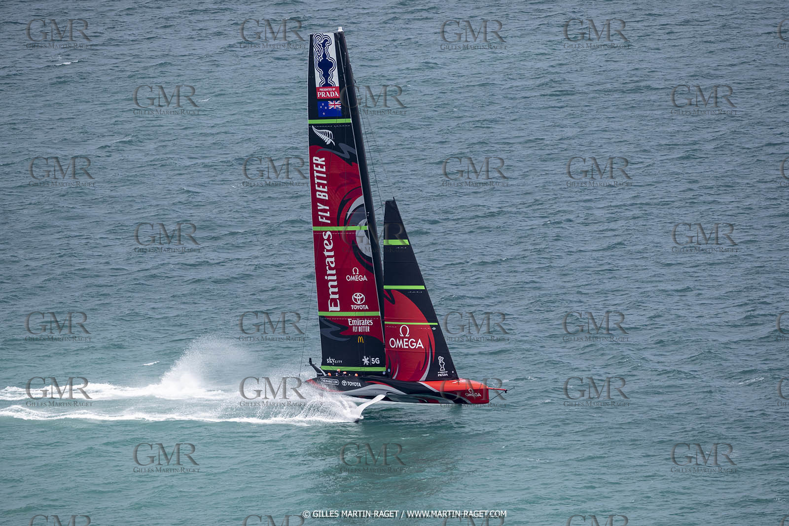 11 12 2020 - Auckland (NZL) - 36th America's Cup - Practice Sessions - Day 3 - Emirates Team New Zealand