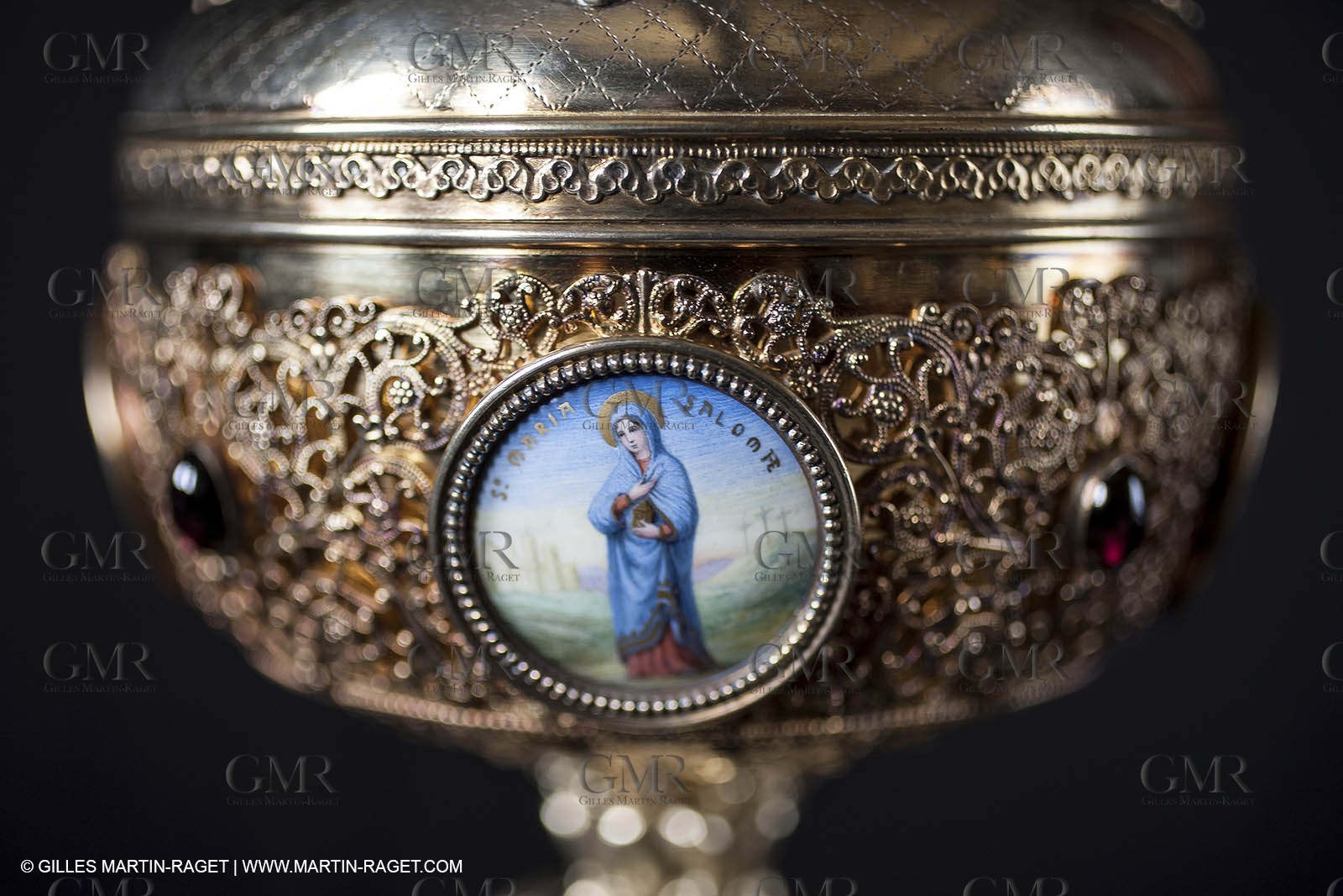 04 02 2013 - Marseille(FRA,13), Notre Dame de la Garde,liturgical silverware