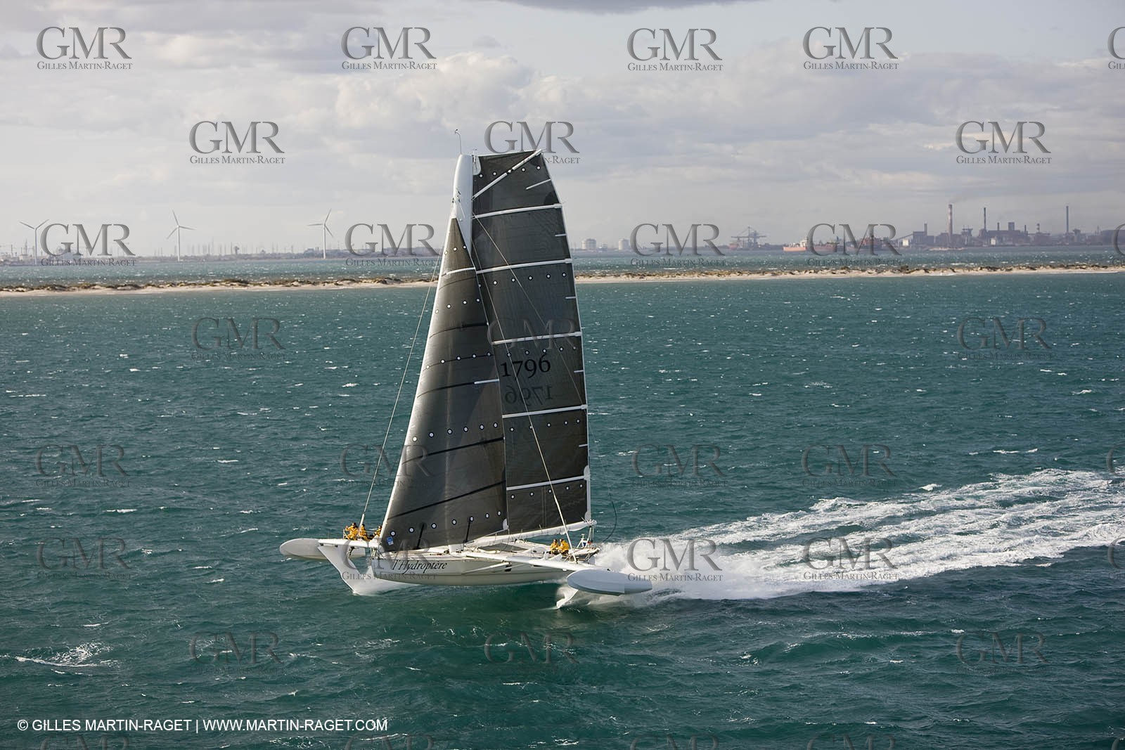 03 10 2008 - Fos   mer (FRA, 13) - L'Hydroptère - Speed record attempt