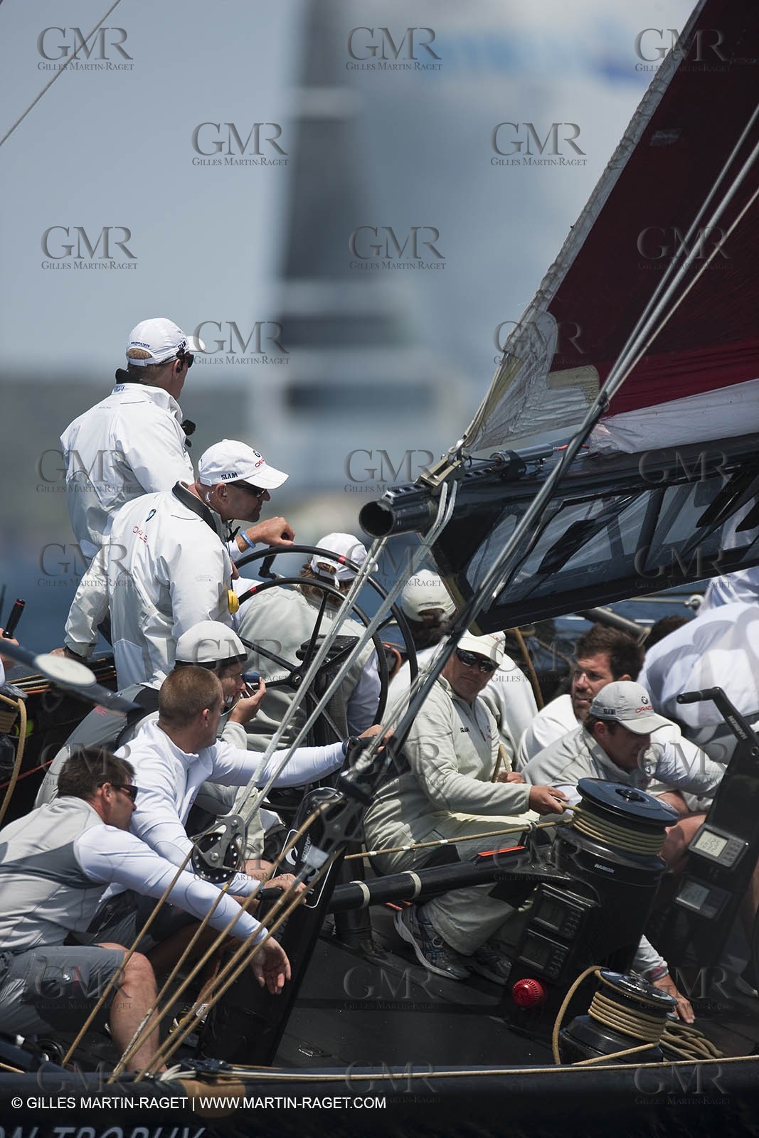 19 05 2010 - La Maddalena (ITA, Sardinia) Louis Vuitton Trophy - BMW ORACLE Racing - Training