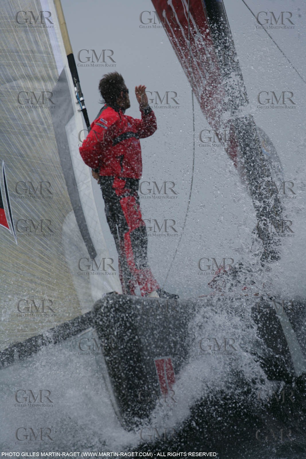 28 04 2007-Valencia (Spain)- 32nd America's Cup - Louis Vuitton Cup - RR1 - Day13 - BMW ORACLE Racing