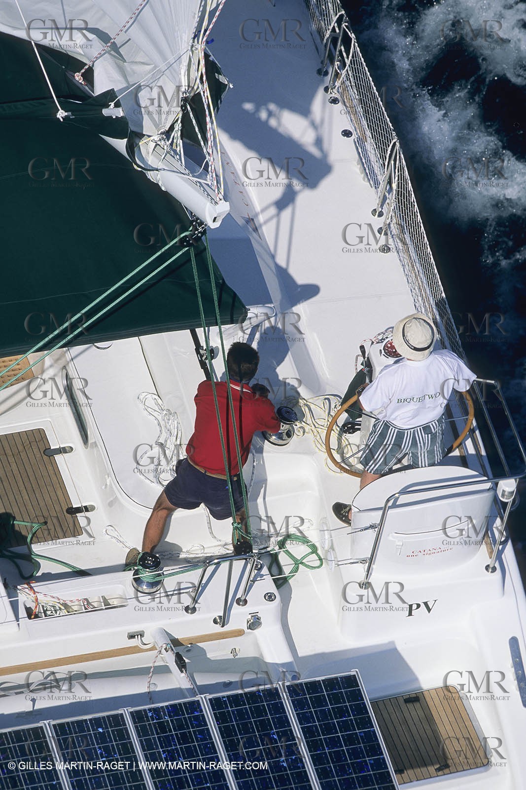 Voile, Croisière, Personnages