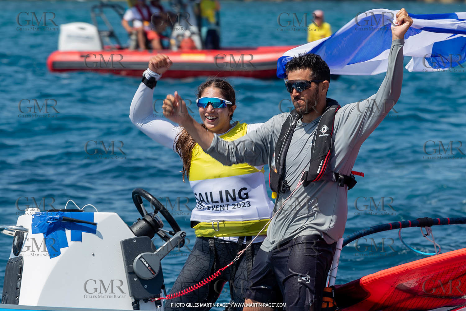 16 07 2023, Marseille, (FRA), Paris 2024 Olympic Games 2024 Sailing Test Event, Day 8, Medal race IQ Foil Women