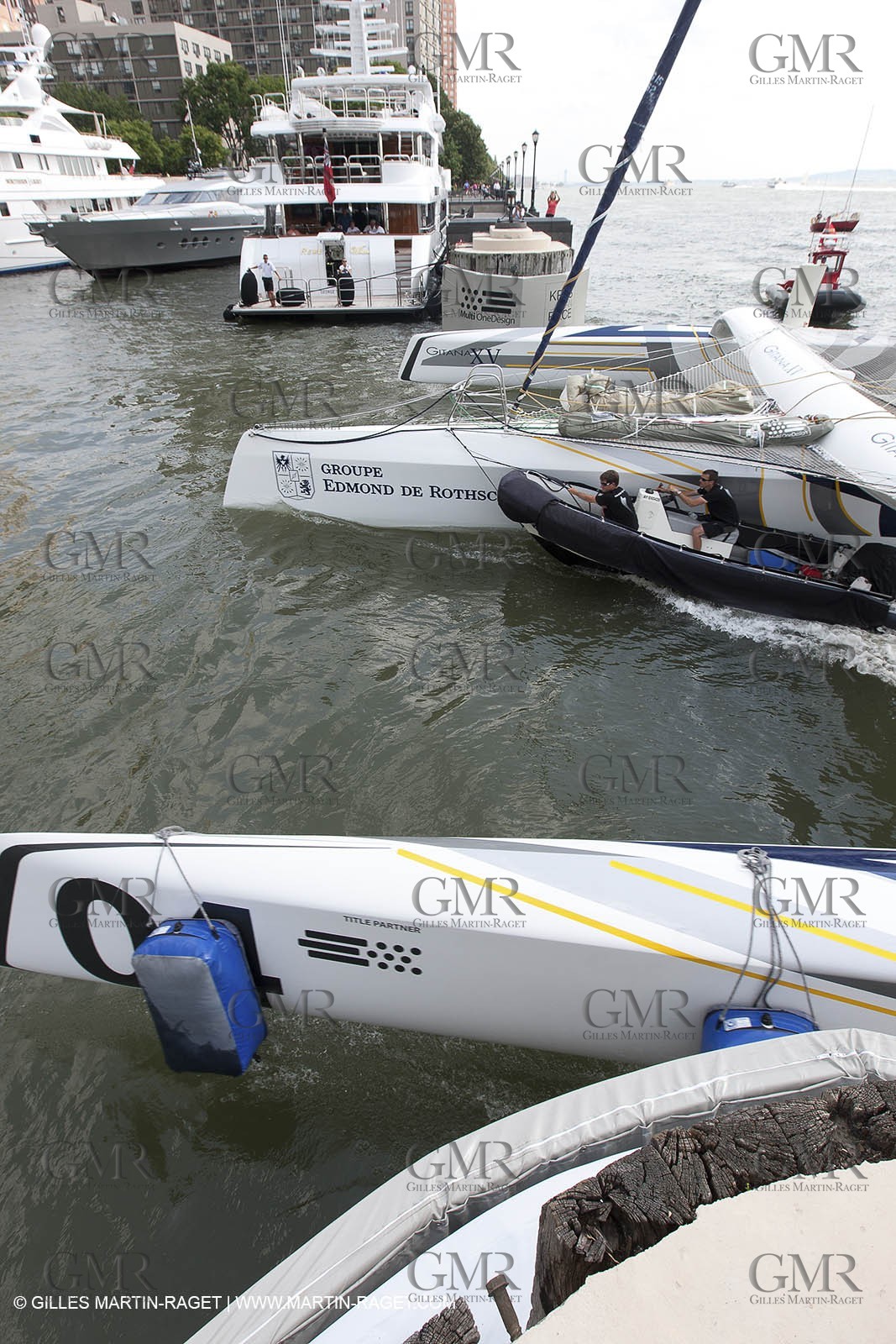 03 07 2012 - New York (USA, NY) - Krys Ocean Race prologuie - arrival in New York