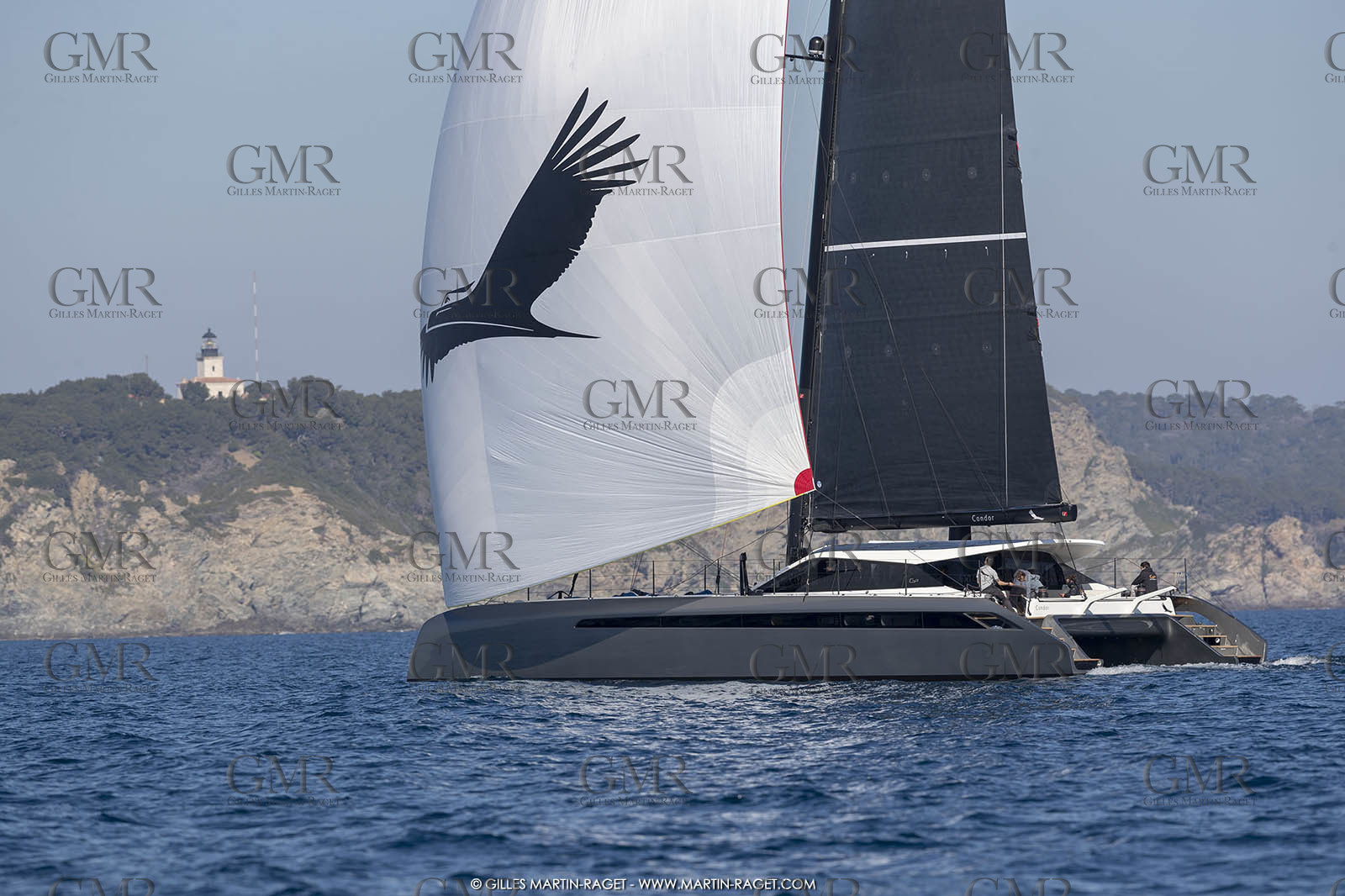 16 02 2019, Porquerolles (FRA,83), Gunboat 68 sail testing  3