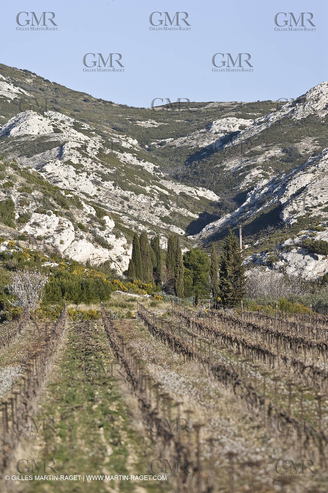 09 02 2008 - Les Baux de Provence (FRA, 13) - Alpilles hills landscapes