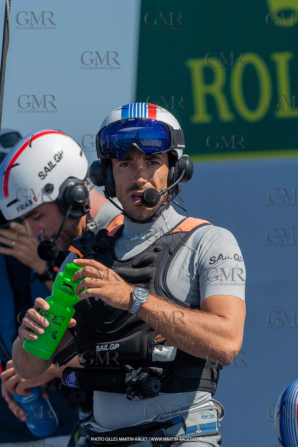 08 09 2023, Saint-Tropez (FRA,83), France SailGP 2023, Official trainings, Quentin Delapierre