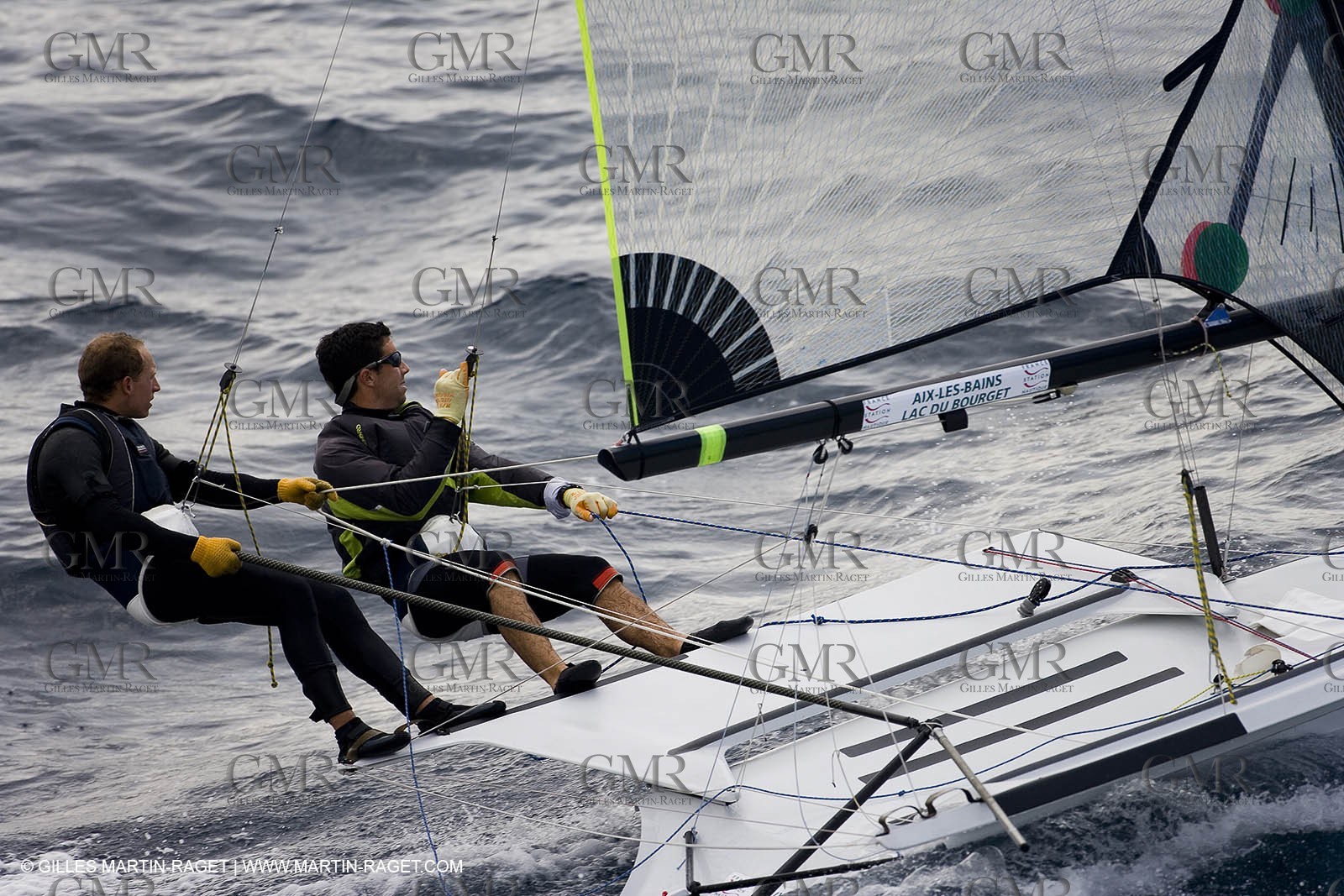 26 04 2007 - 2007 Semaine Olympique Française - Hyères (South of France) - Day 5 - Team France - 49er - Dyen-Rocherieux