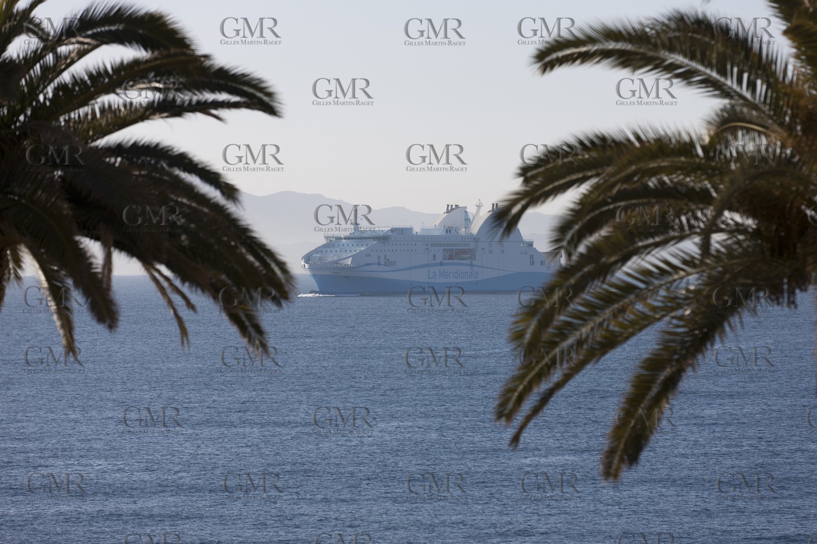 16 02 2012 - Ajaccio (FRA, Corse) -  La Méridionale shipping company- Piana at Ajaccio