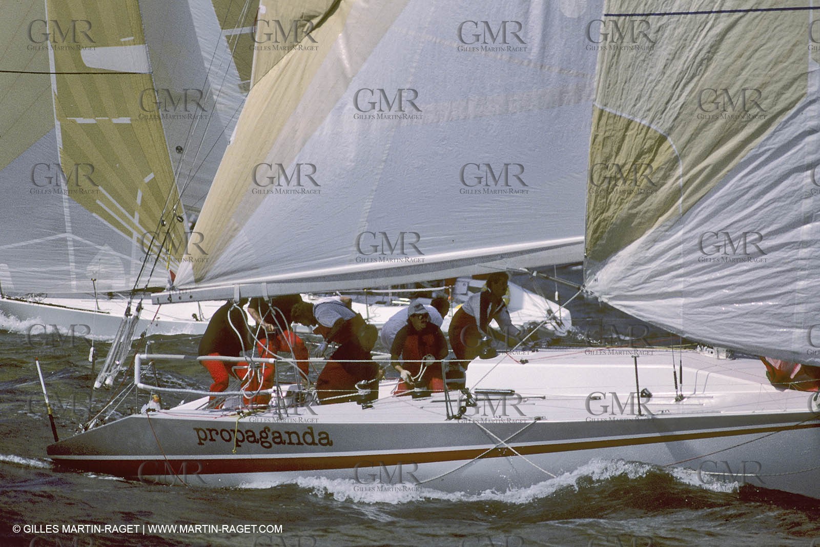 Aout 1987 - Cowes (UK, IOW) - Champagne Mumm Admiral's Cup - New Zealand Team