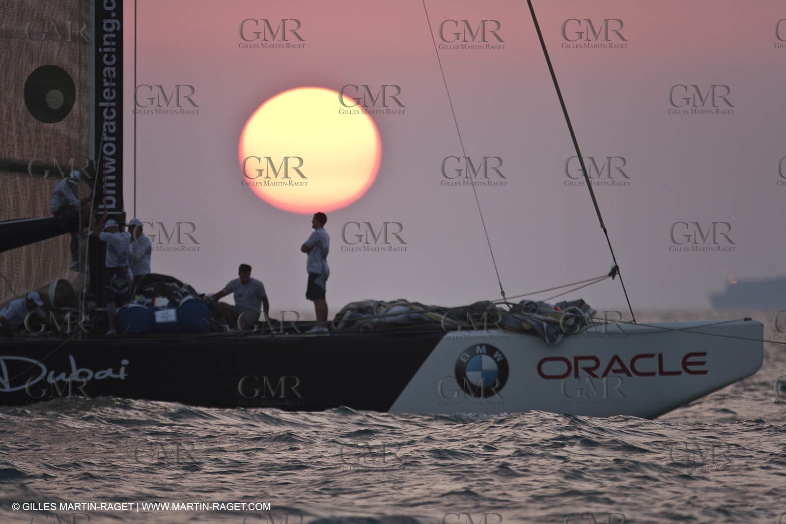 14 11 2010 - Dubai (UAE) - Dubai Louis Vuitton Trophy -  BMW ORACLE Racing - Training - Race Day 1