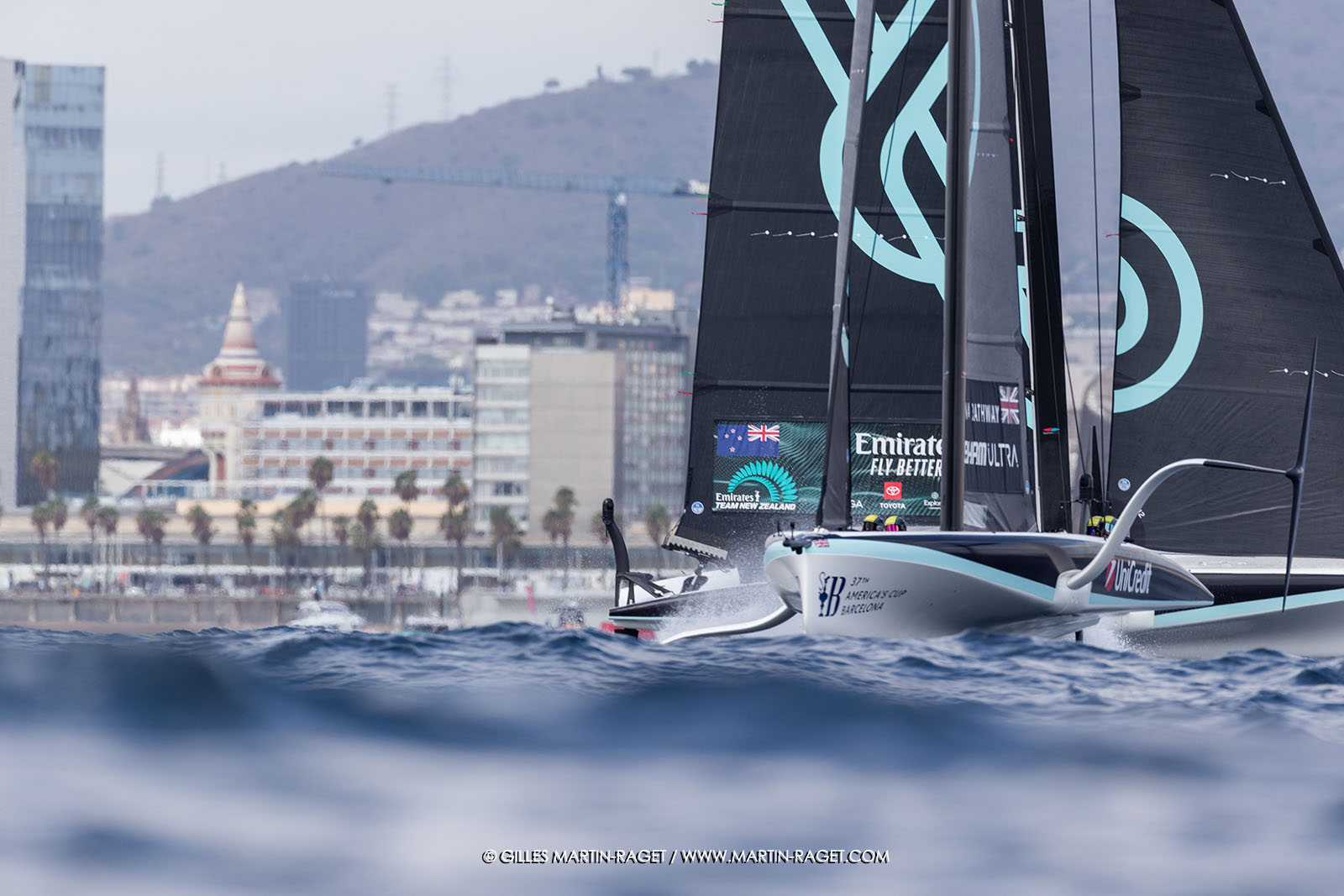 18 09 2024, Barcelona (ESP), Unicredit Youth America's Cup, Race Day 2