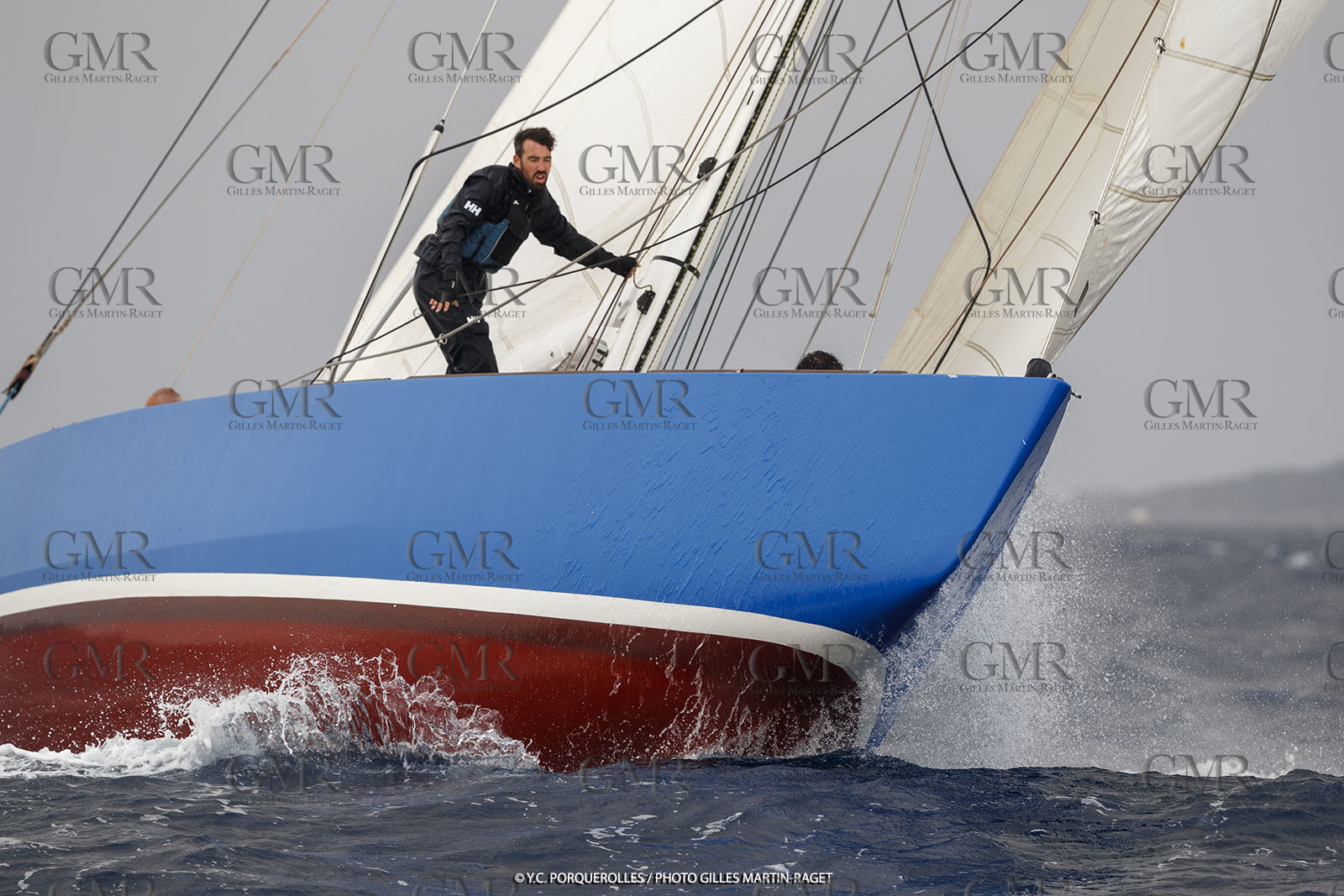 19 06 2024, Porquerolles Island (FRA), Championnat du monde des 12 m JI 2024, Race Day 1