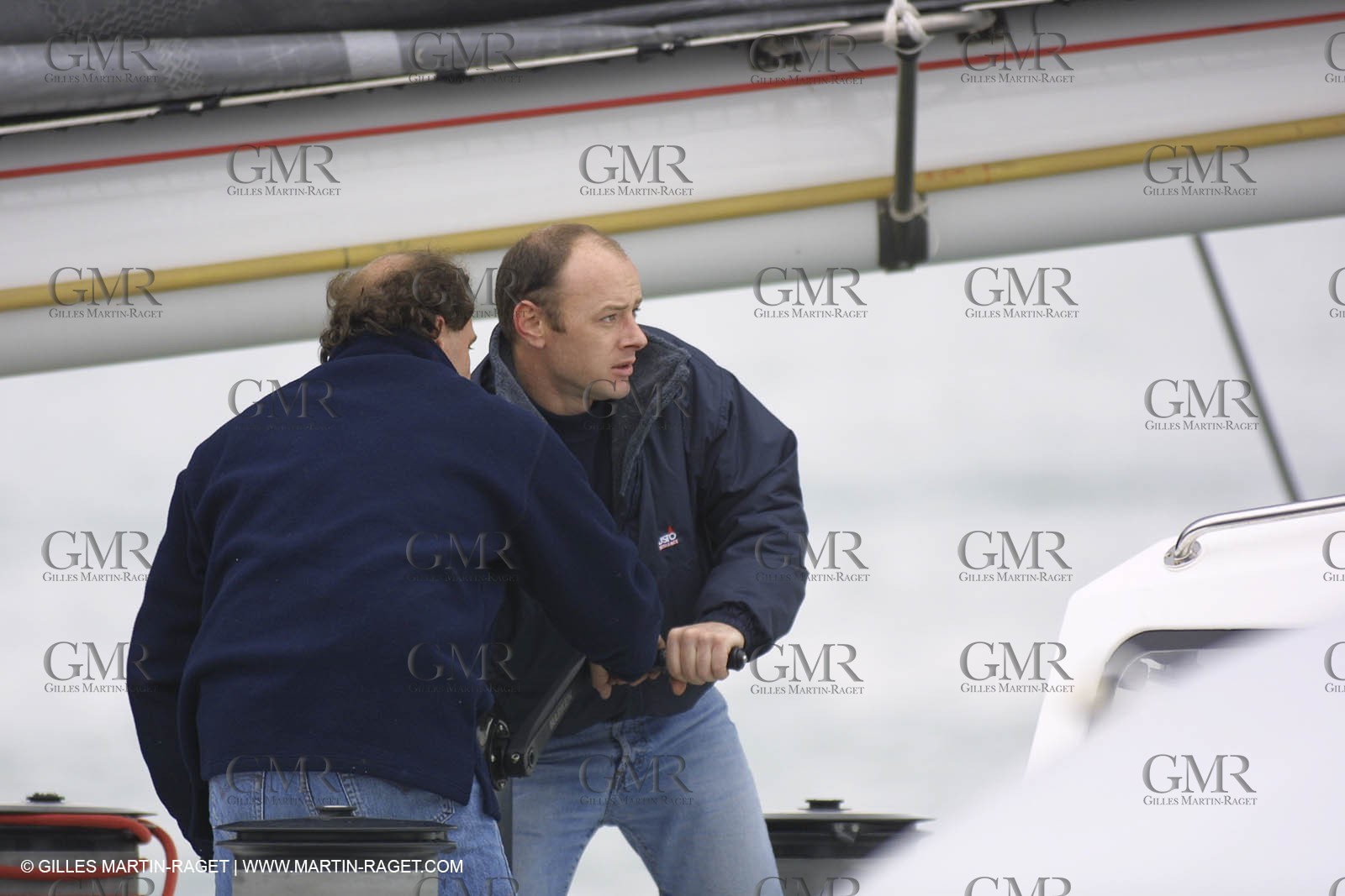 Geronimo - Jules Verne Trophy 2001 start - Brest