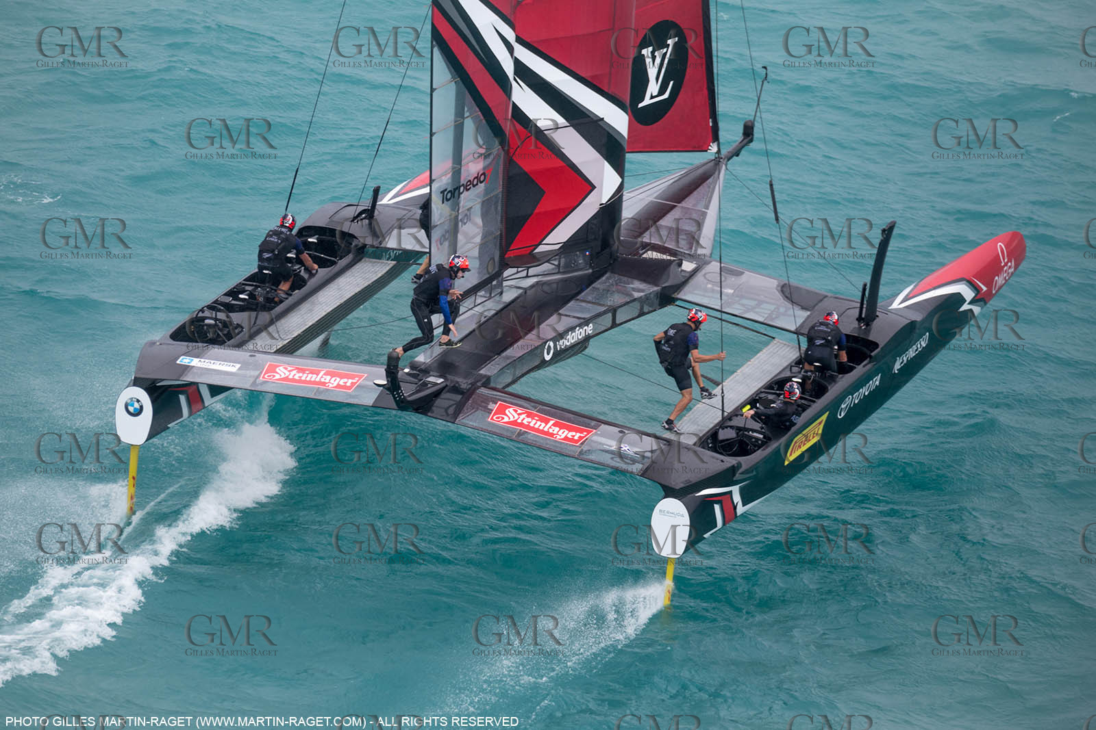 06 06 2017 - Bermuda (BDA) - 35th America's Cup Bermuda 2017 - Louis Vuitton America's Cup Playoffs semi-finals, Day 3
