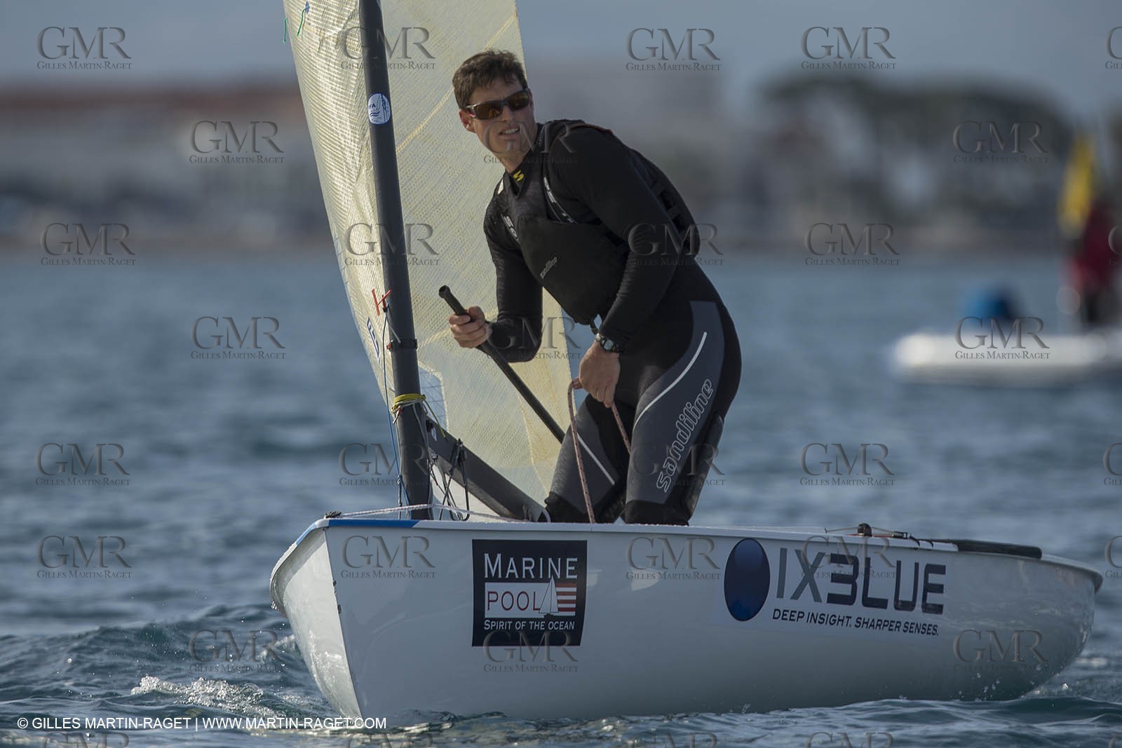 14 02 2014,  Cannes (FRA,06), FINN Cannes International Sailing week - Johnatan Lobert (FRA)