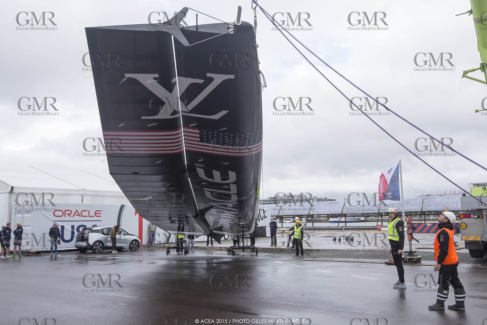 27 08 2015, Göthenburg, (SWE), 35th America's Cup, Louis Vuitton America's Cup World Series Göthenburg 2015, Tech Day,
