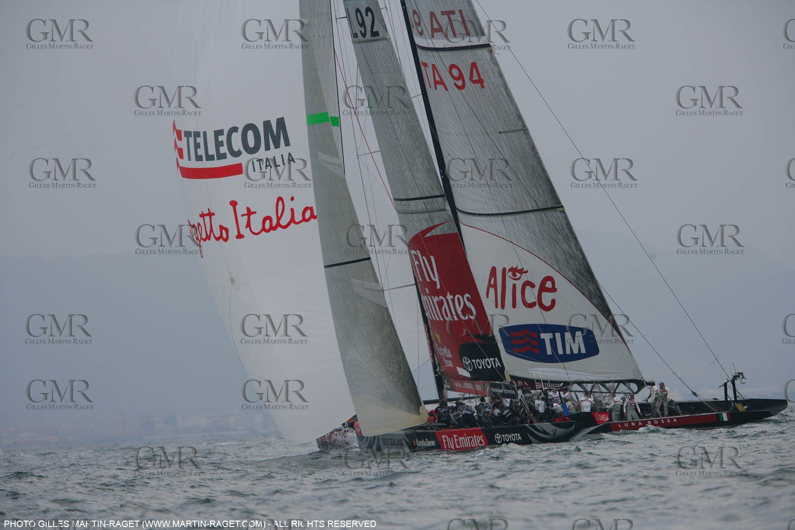 26 04 2007-Valencia (Spain)- 32nd America's Cup - Louis Vuitton Cup - RR1 - Day 11 - BMW ORACLE Racing