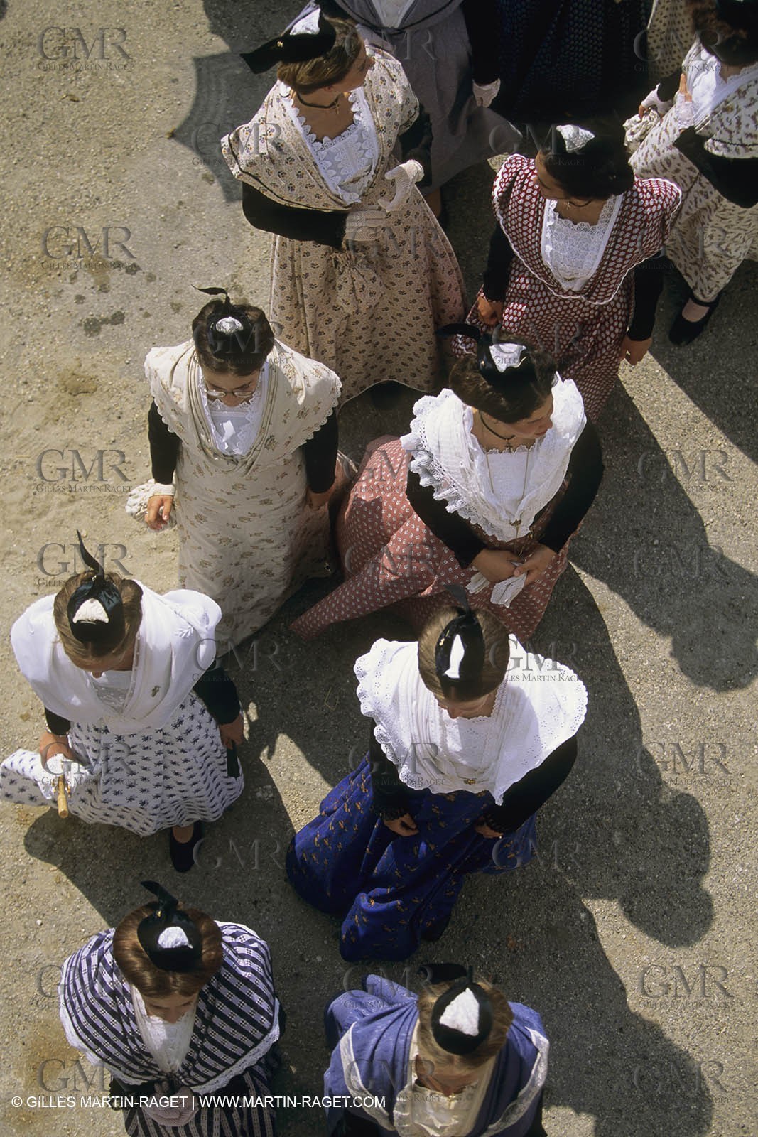 France, Provence, Traditionnal costume from Arles