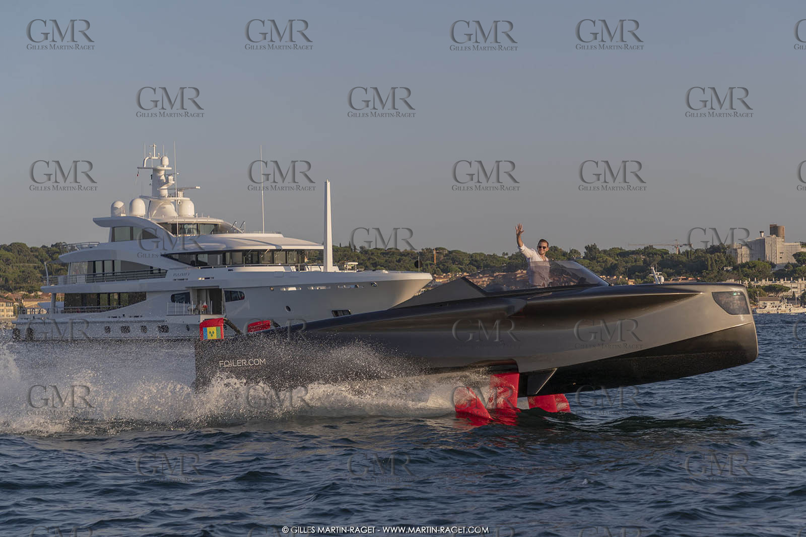 09 08 2018, Saint-Tropez (FRA,83), Foiler, the Flying Yacht by Enata