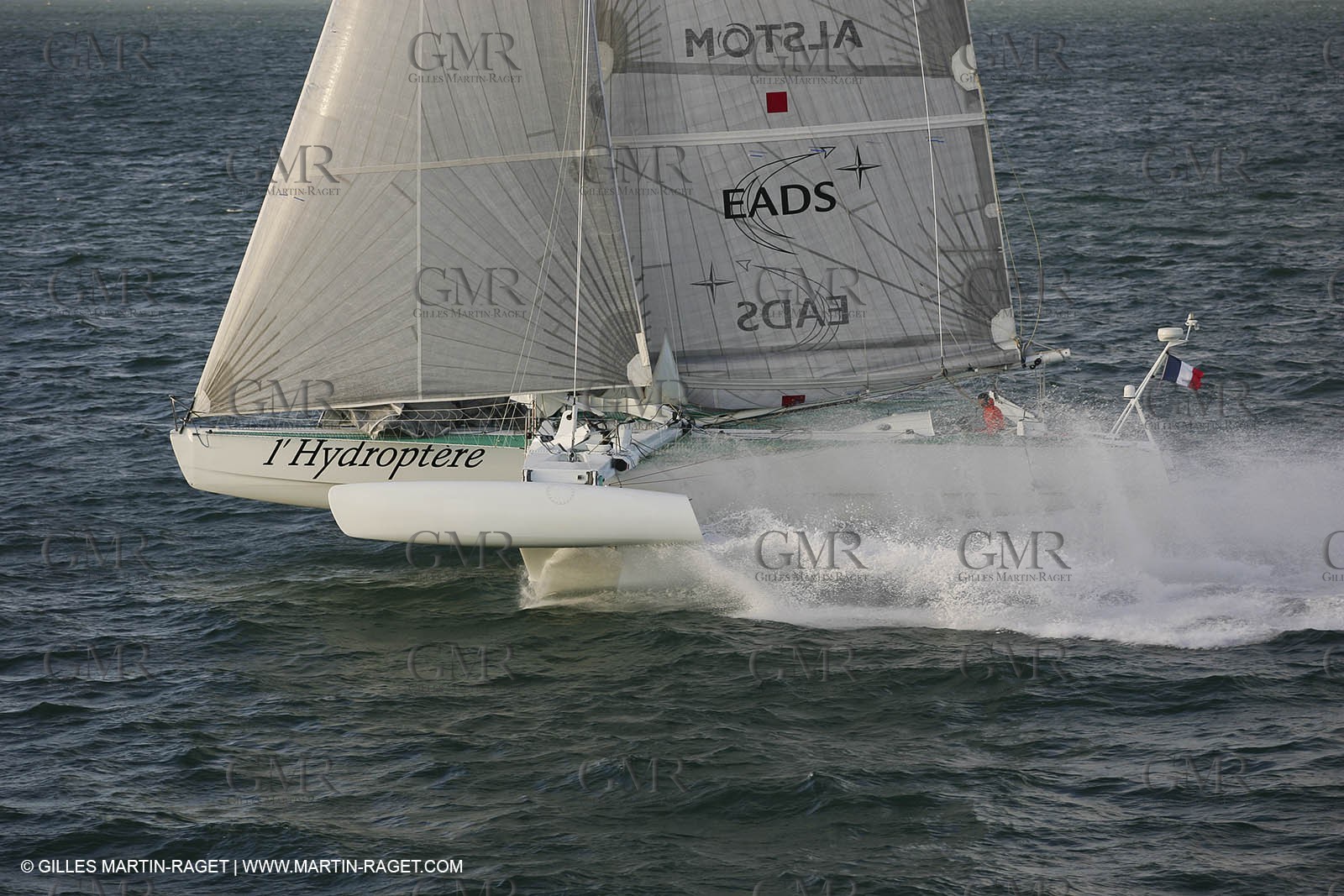 Hydroptère trials, Spring 2005, Quiberon Bay