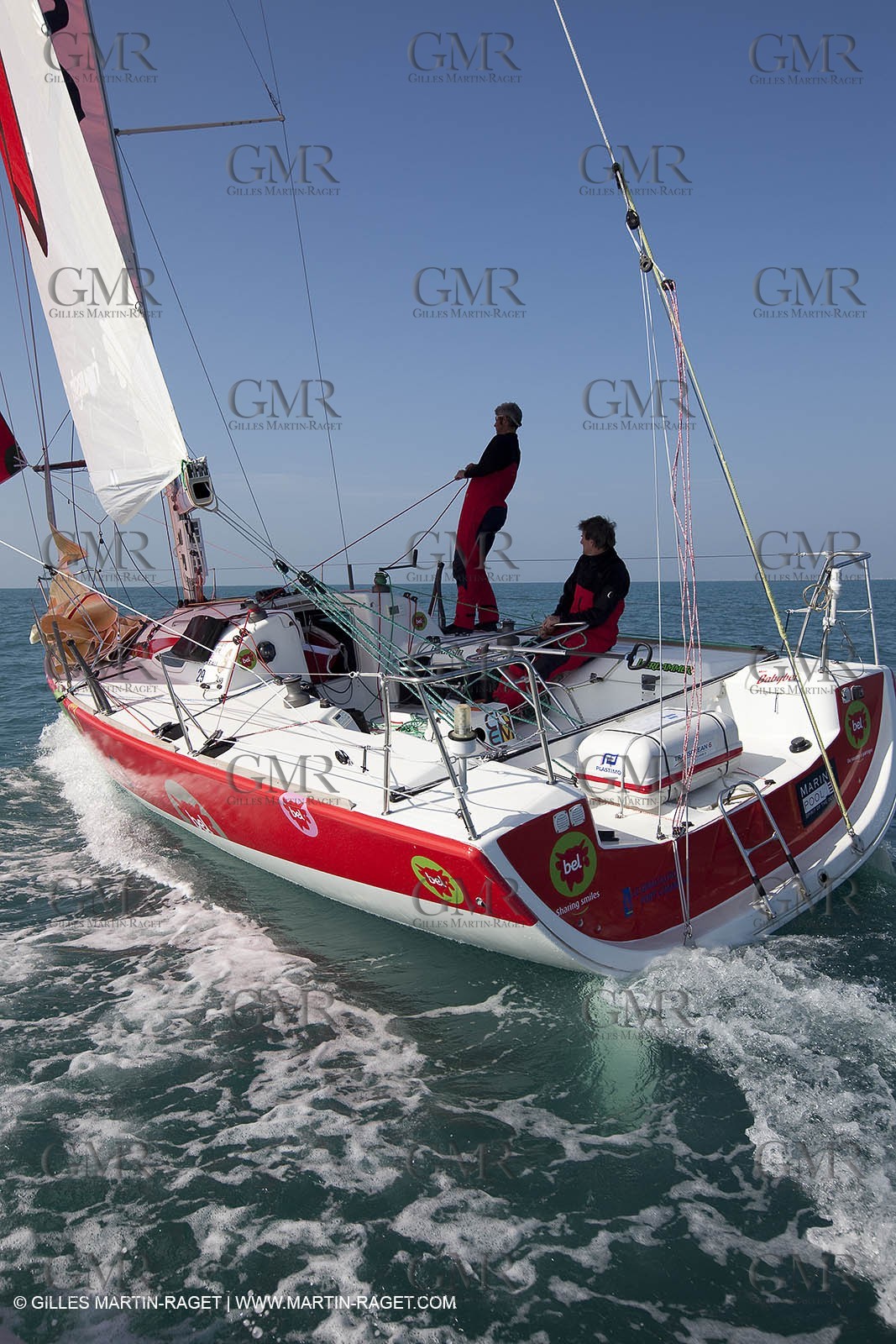 13 03 2010 - La Grande Motte   Port Camargue (FRA) - Groupe Bel - Entraînement Kito de Pavant   Sébastien Audigane en vue de la Transat AG2R 2010