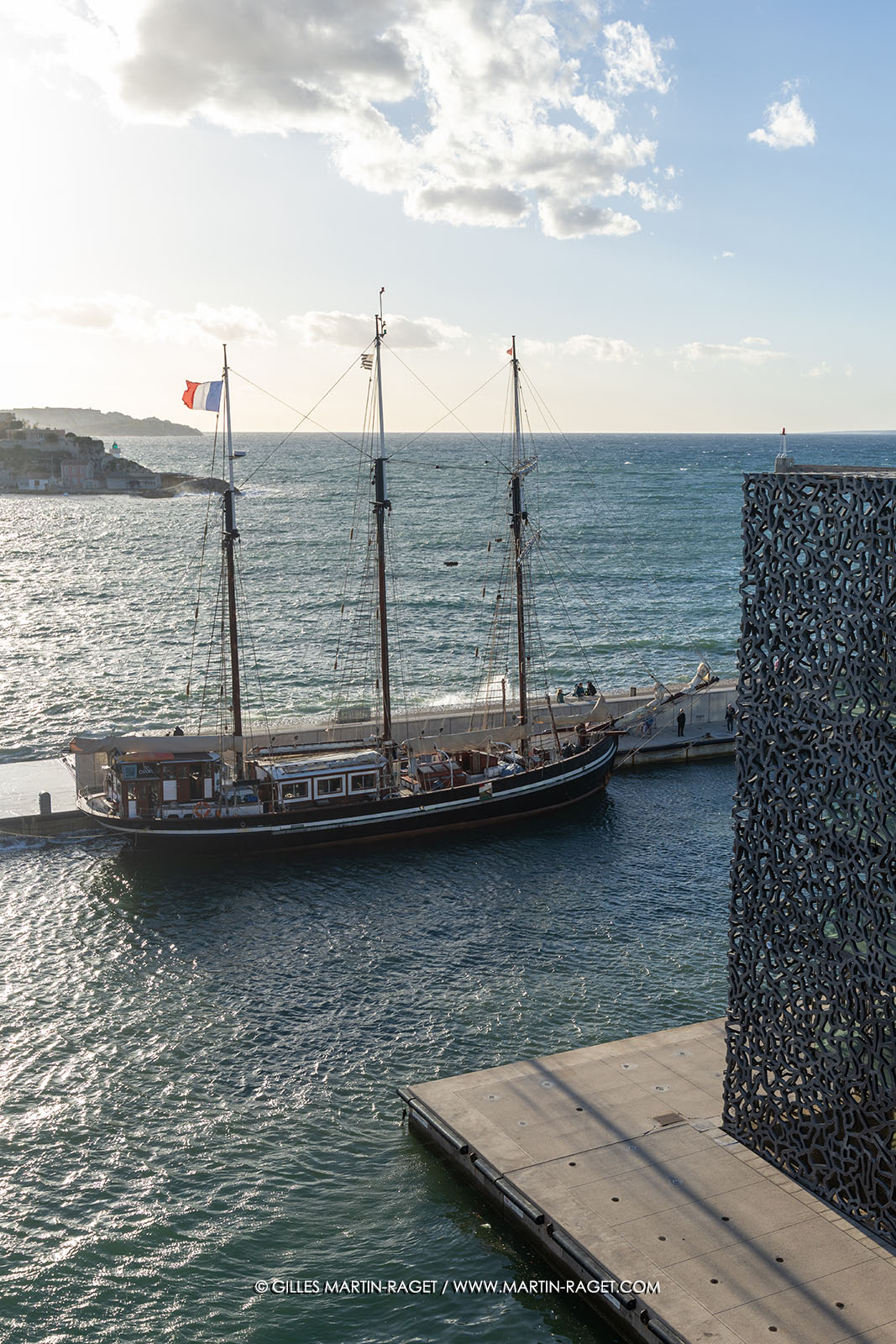 23 10 2025, Marseille (FRA), MED25 - Armada pour la Paix - Le Bel Espoir ammaré au Mucem
