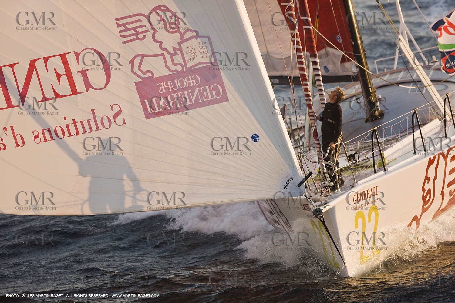 27 09 2008 - Lorient (FRA, 56) - Generali - Yann Eliès - Vendée Globe 2008 Training