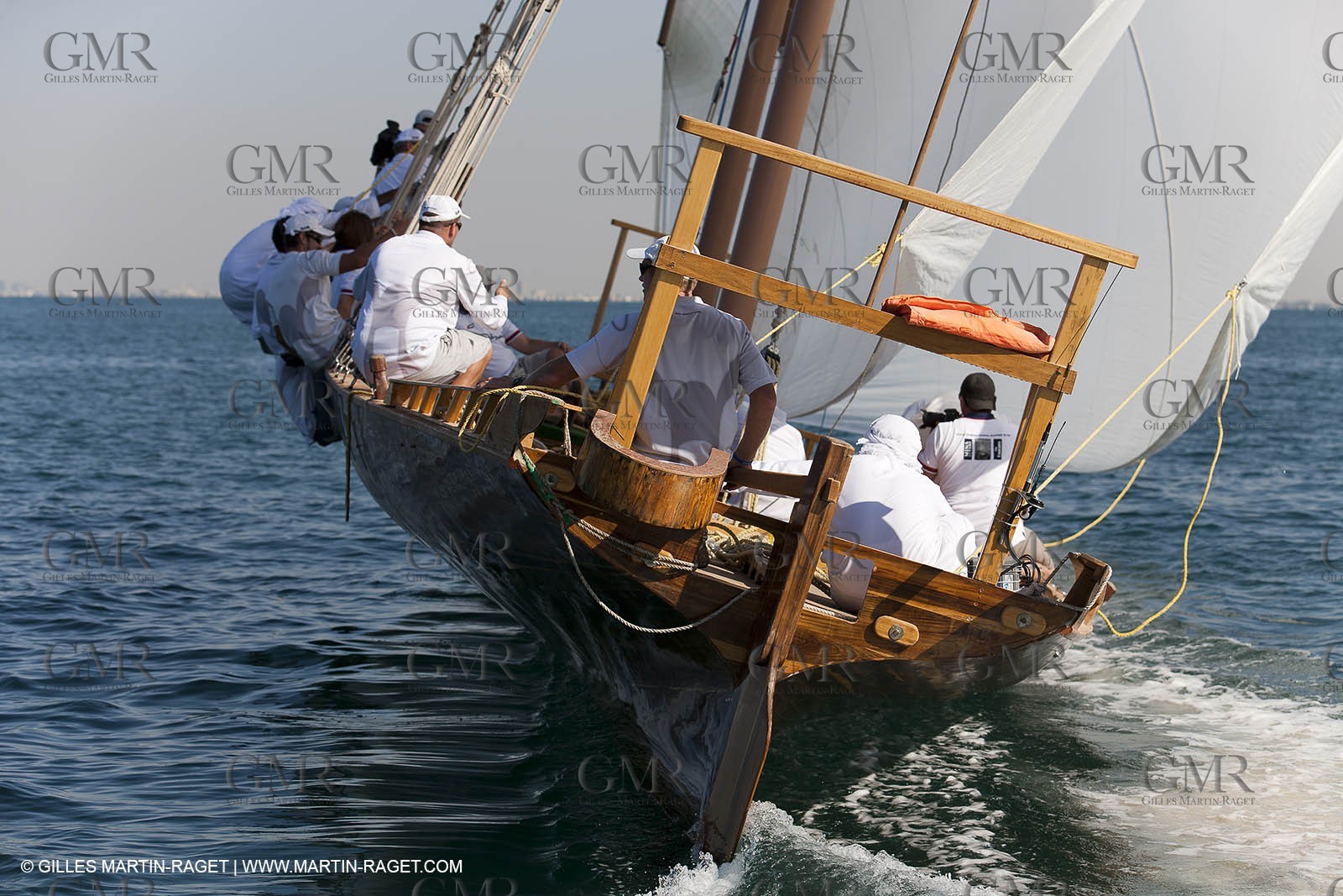 20 11 2010 - Dubai (UAE) - Dubai Louis Vuitton Trophy - Traditionnal dhow races for competing teams