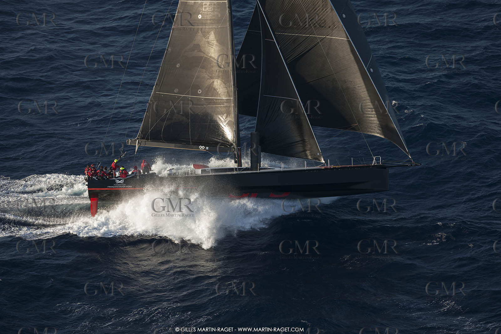 09 10 2017, Calvi (FRA,20), VOR 70 Babsy, Tentative de record autour de la Corse à la voile, skipper Franck Cammas
