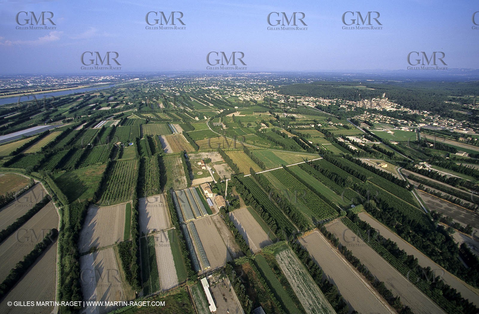 Alpilles and Montagnette hills, near Graveson