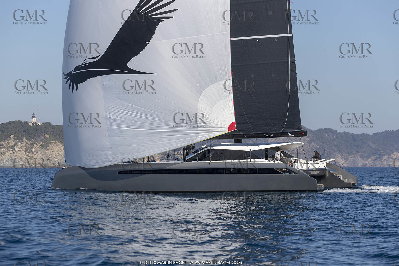 16 02 2019, Porquerolles (FRA,83), Gunboat 68 sail testing  3