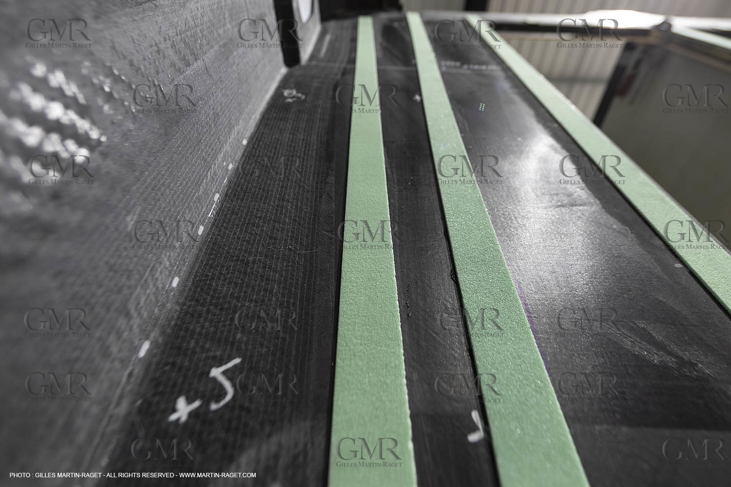 29 10 2018, La Grande Motte (FRA,30), Chantier Gunboat, construction du Gunboat 68