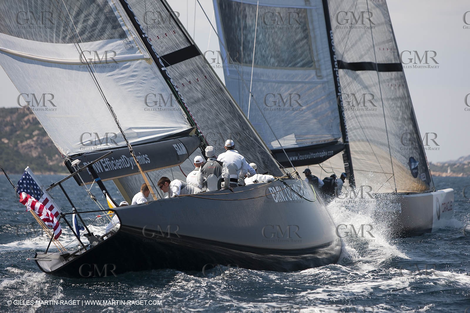 19 05 2010 - La Maddalena (ITA, Sardinia) Louis Vuitton Trophy - BMW ORACLE Racing - Training