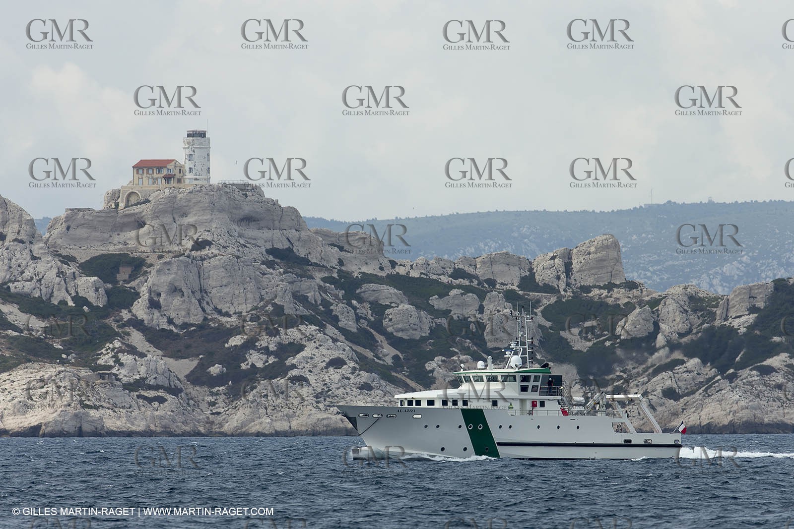 Al Azizi first sea trial - H2X boatyard - Oceanographjic research ship - La Ciotat (FRA,13) - 26 05 2014