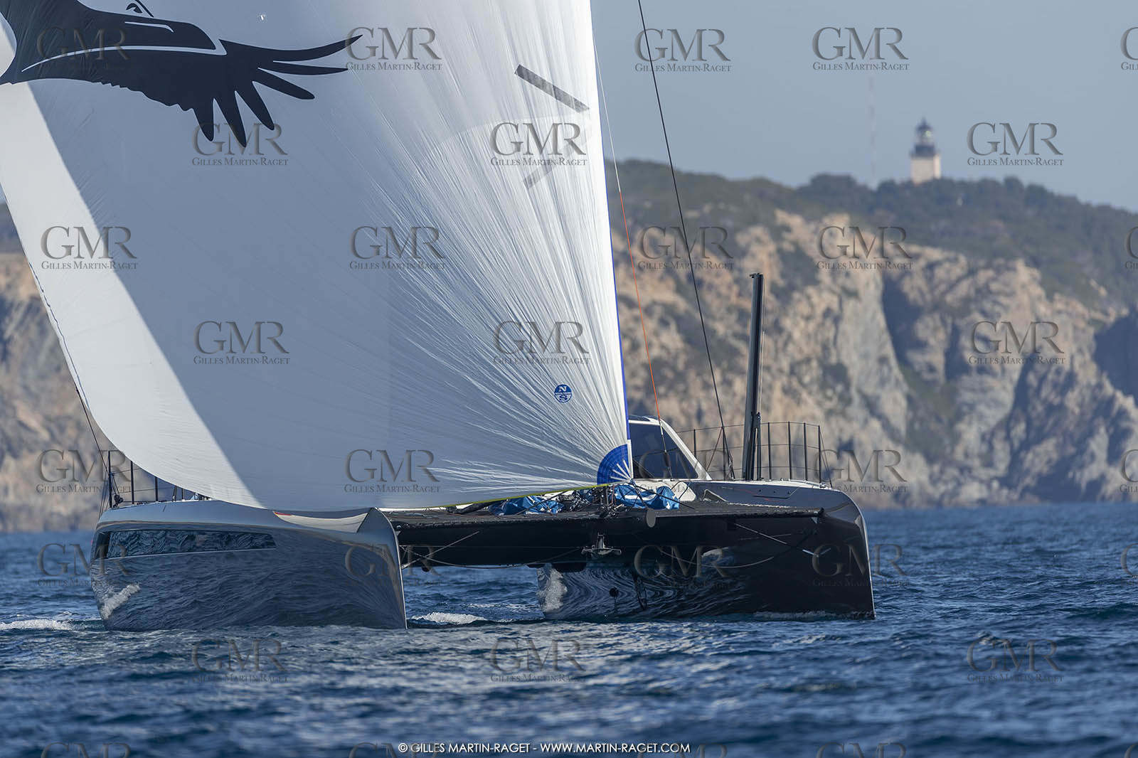 16 02 2019, Porquerolles (FRA,83), Gunboat 68 sail testing  3