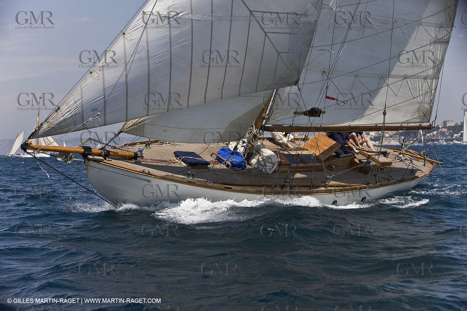Sailing, Classic yachts, Voiles Vieux Port 2009, Marseille (FRA)