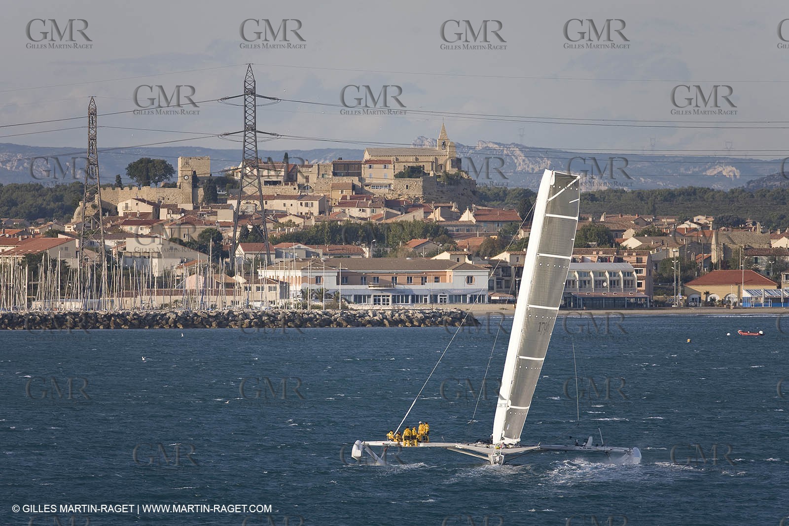 03 10 2008 - Fos   mer (FRA, 13) - L'Hydroptère - Speed record attempt