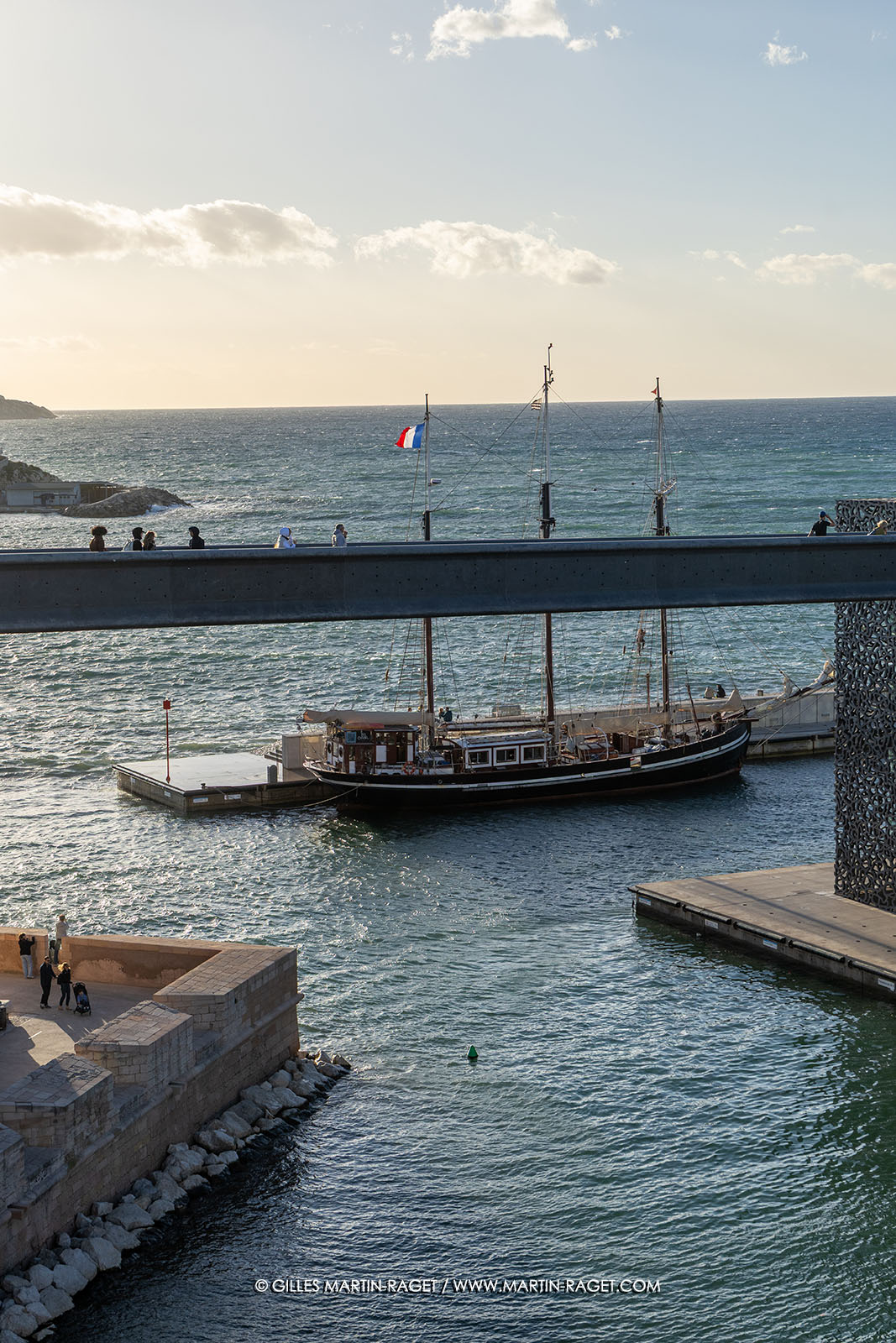 23 10 2025, Marseille (FRA), MED25 - Armada pour la Paix - Le Bel Espoir ammaré au Mucem