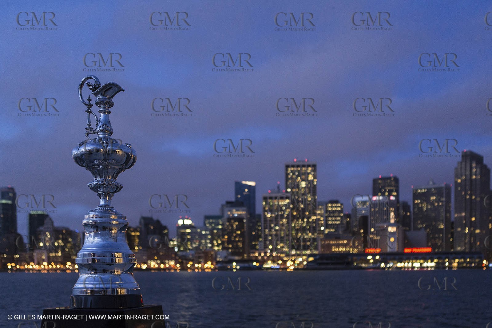 17 02 2013 - San Francisco (USA) - 34th America's Cup - the America's Cup Trophy