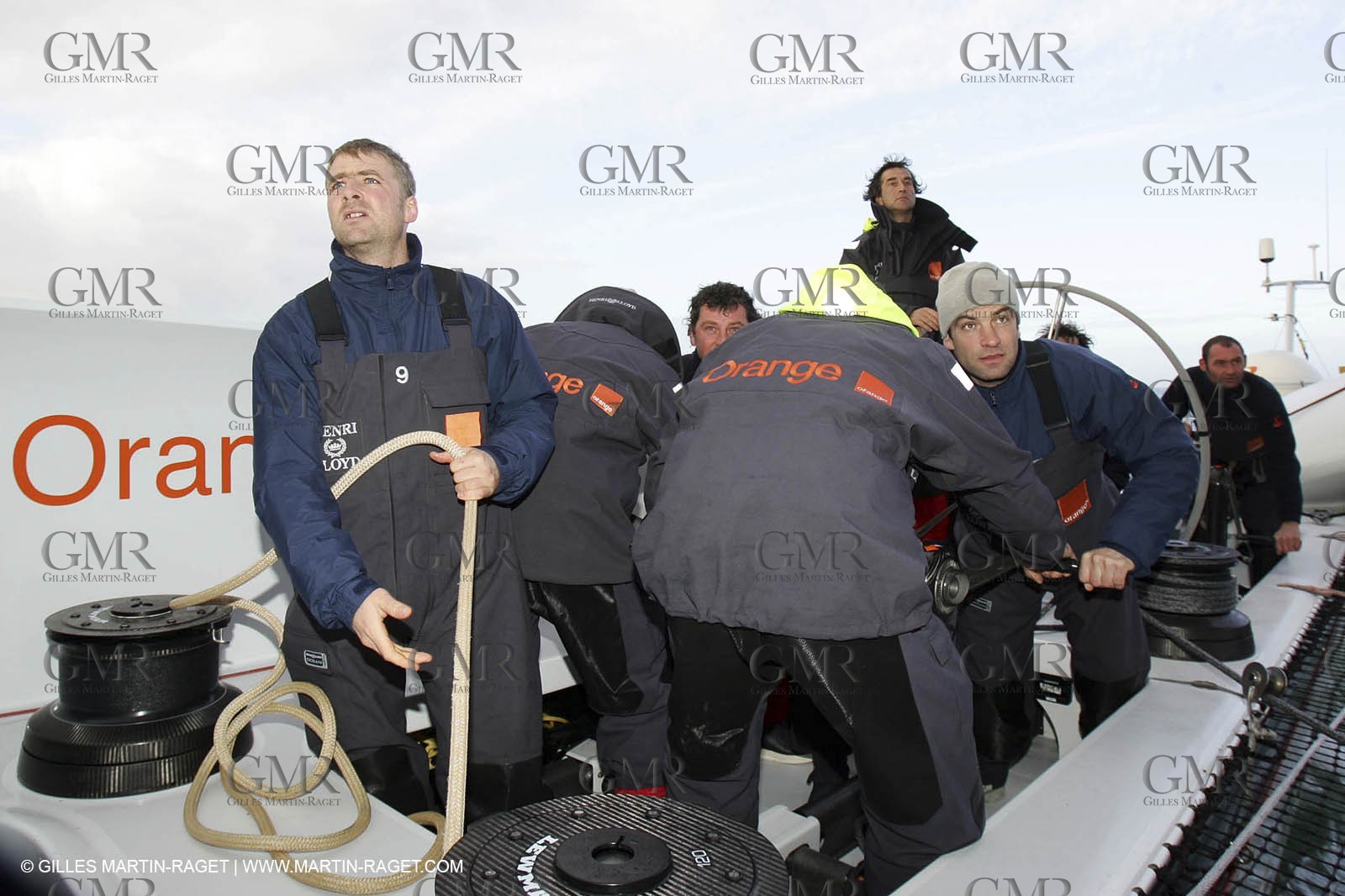 Orange II  - 2005 Jules Verne Trophy - Training in Bay of Biscay