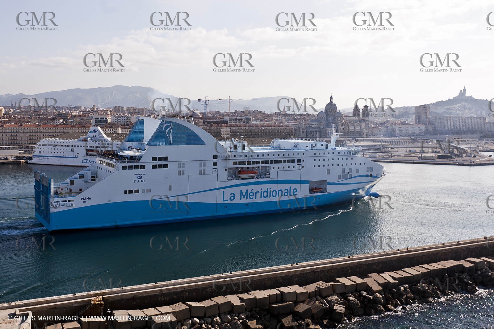 14 01 2012 - Marseille (FRA,13) - La Meridionale shipping company - the Piana off Marseille and the Calanques