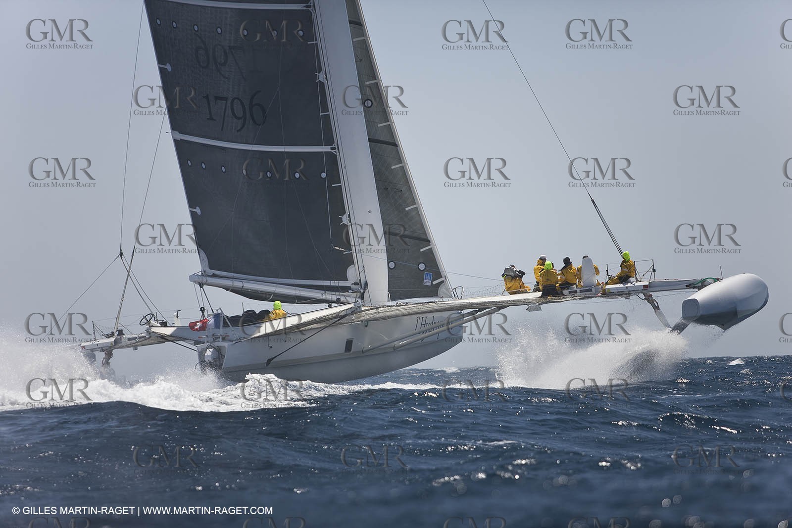 14 06 2008 - Toulon-Hyères (FRA,83) - 50 knots record attempt trials by l'Hydroptère