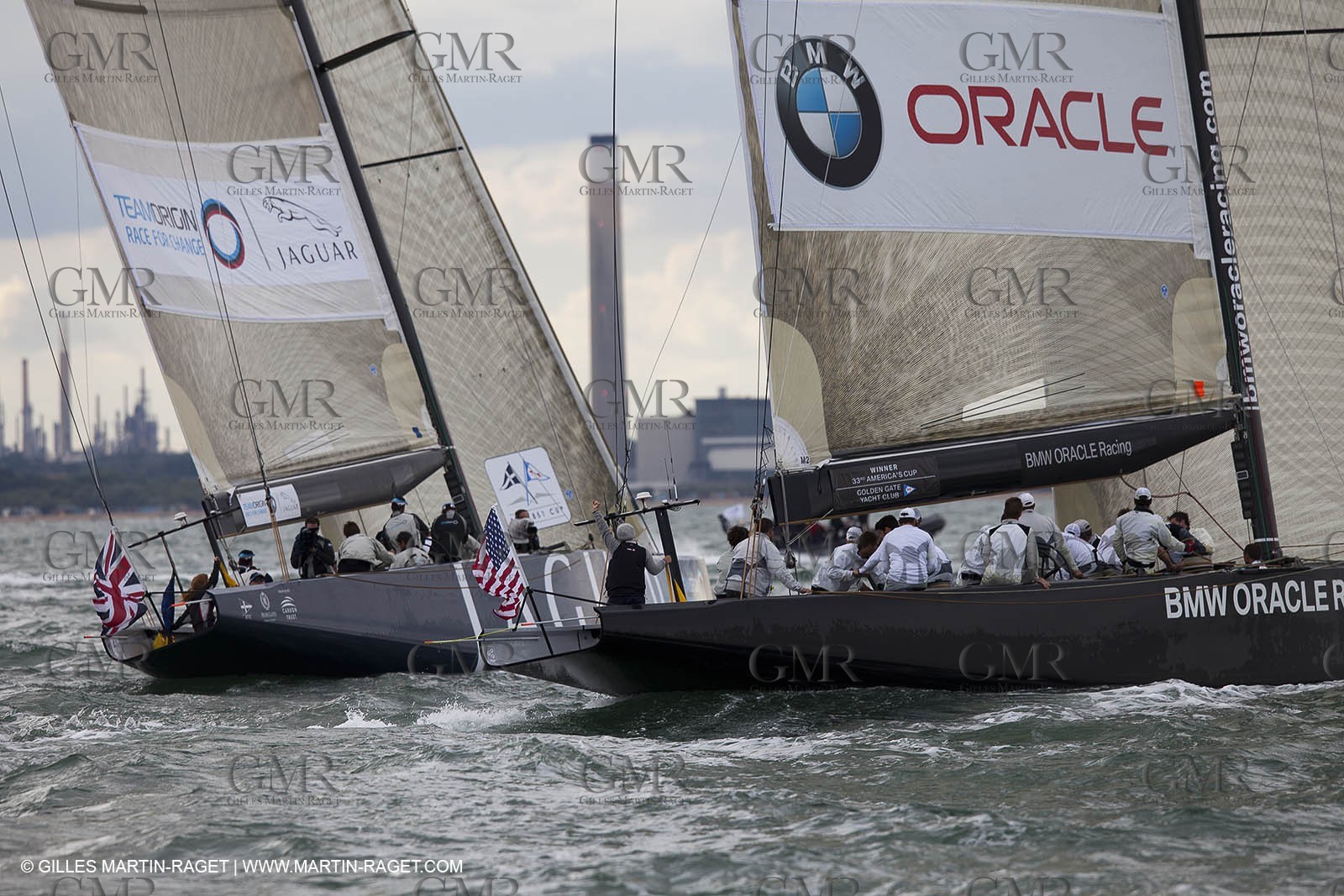 04 08 2010 - Cowes (UK, IOW) - The 1851 Cup -  BMW ORACLE Racing - Day 2.