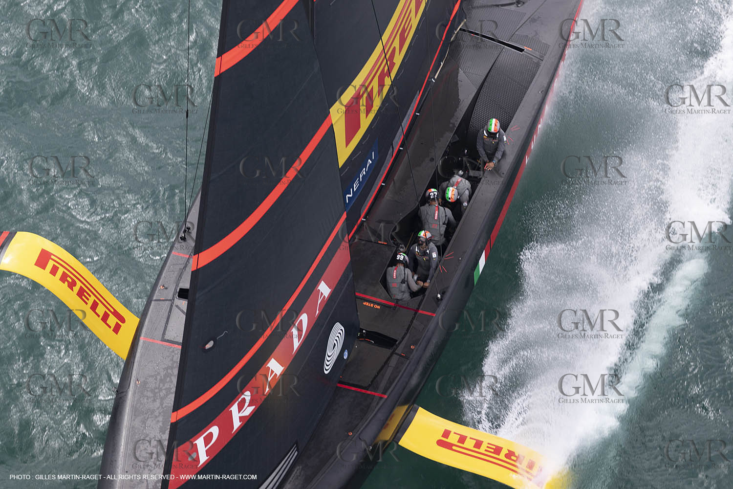 10 12 2020 - Auckland (NZL) - 36th America's Cup - Practice Sessions - Day 2 -Luna Rossa Prada Pirelli Team