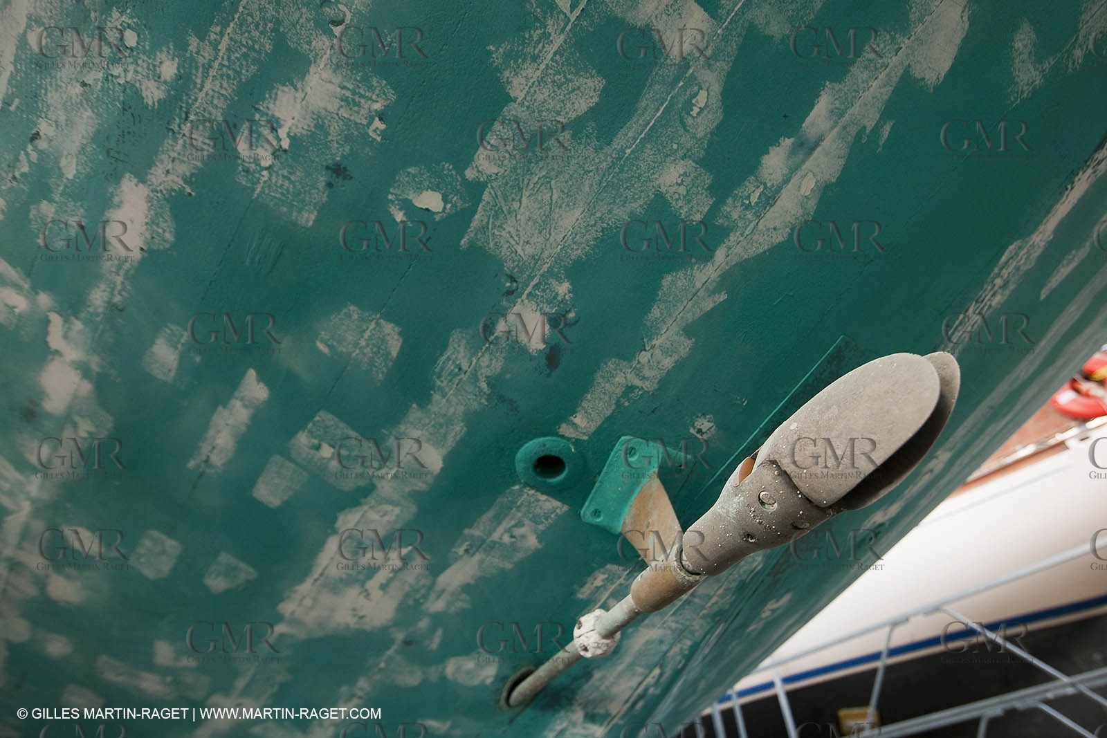 13 03 2010 - La Ciotat (FRA,13) - Oriole - Annual maintenance at  Charpentiers Réunis boatyard