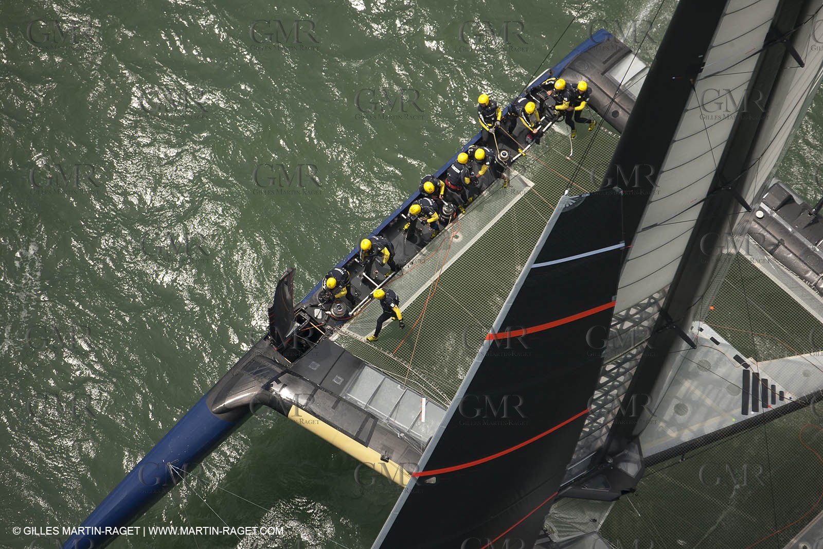 03 08 2013 - San Francisco (USA,CA) - 34th America's Cup - Louis Vuitton Cup - Semi-finals - Luna Rossa vs Artemis Racing - Race 1 - Artemis Racing