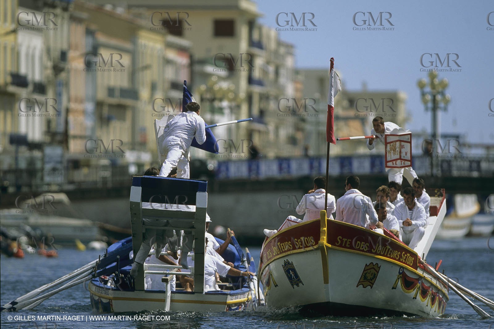 France, Languedoc -Roussilon, Joutes à Sète (34)
