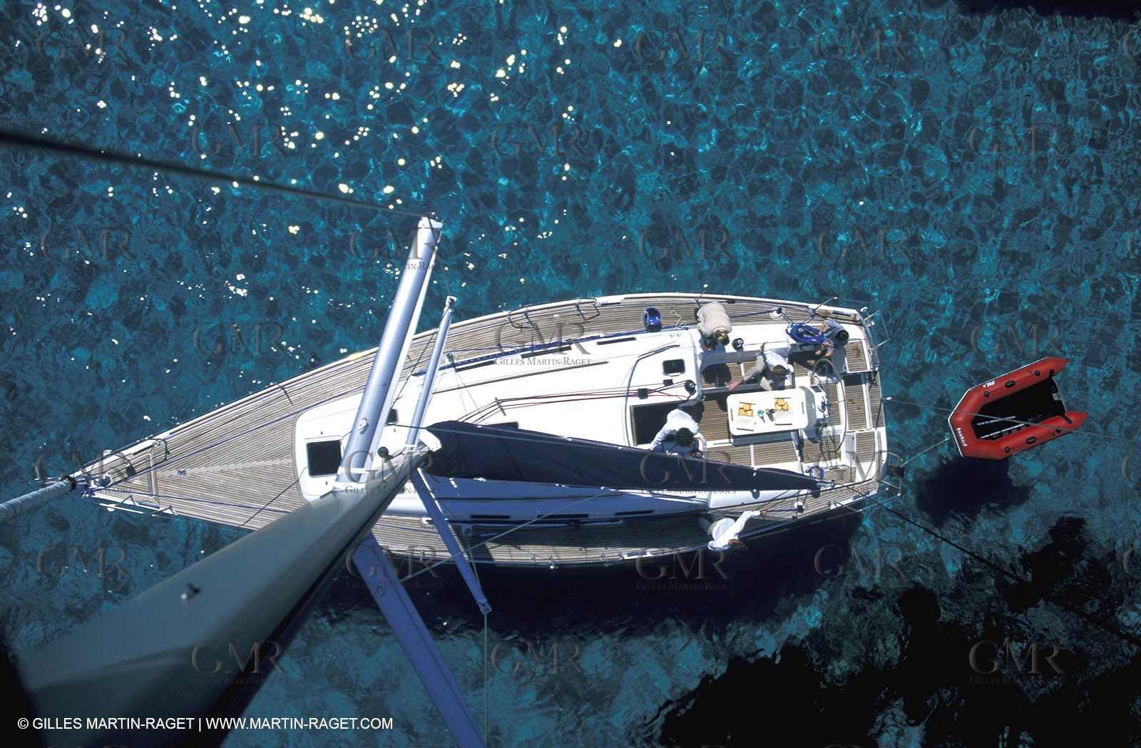 Cruising monohull mooring