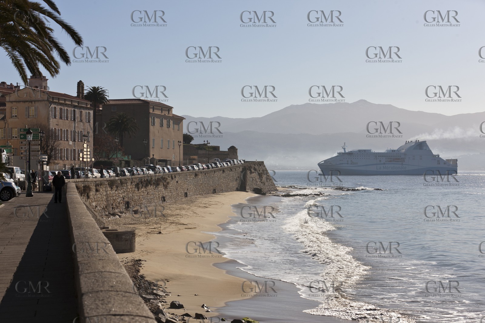 16 02 2012 - Ajaccio (FRA, Corse) -  La Méridionale shipping company- Piana at Ajaccio